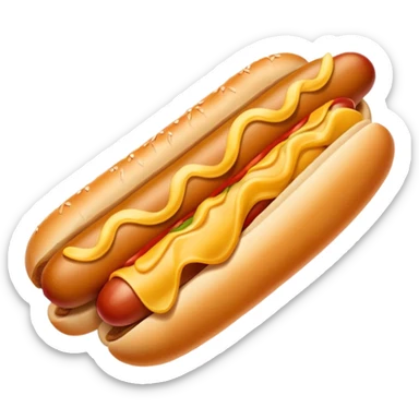 hotdog frites sticker