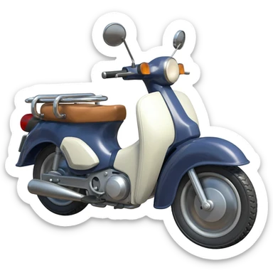 Moto como herramienta de trabajo sticker