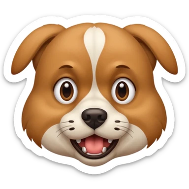 він повинен виглядати наче скажений, очі і зуби в різні сторони, шерсть сторчить, наче він весь день бігав у справах і втомився sticker