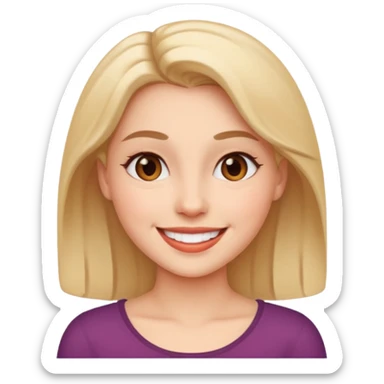 Carita enamorada sticker