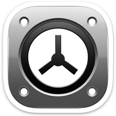 the classic fast forward emoji ⏩  in black and white sticker