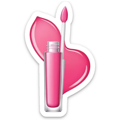 Lip gloss sticker