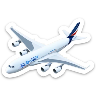 airbus a380 sticker
