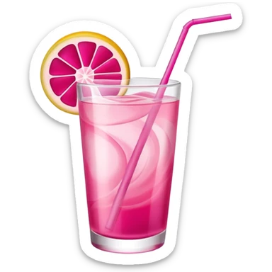 Bebida rosa sticker