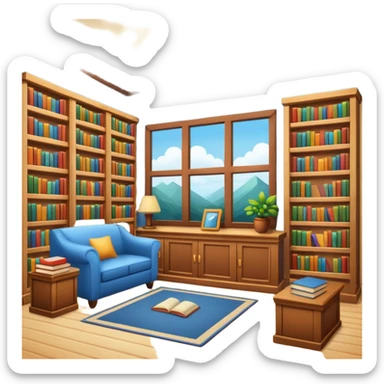 library room sticker