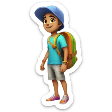 Subway surfers persian surfer sticker