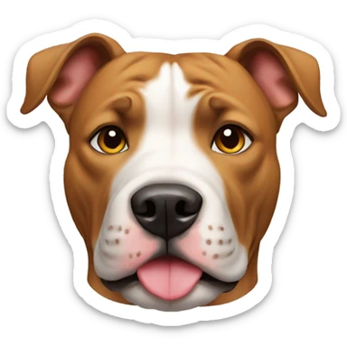 Pitbull-Amstaff dog sticker