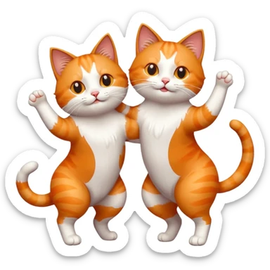 Gatos dançando sticker