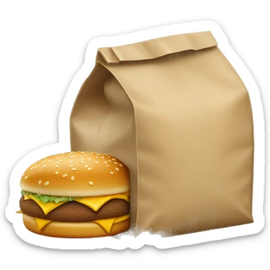 McDonald’s bag sticker