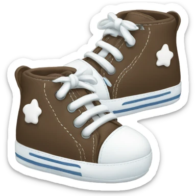 Pair of shoes for a baby boy sticker