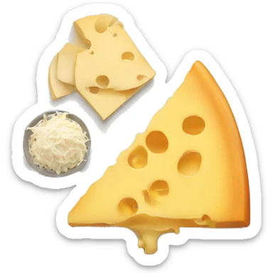 Meal with cheese  sticker