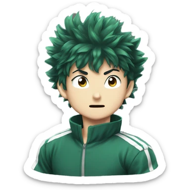 izuku midoriya sticker