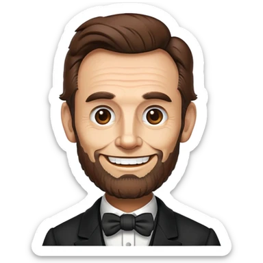 Abraham Lincoln emoji  sticker