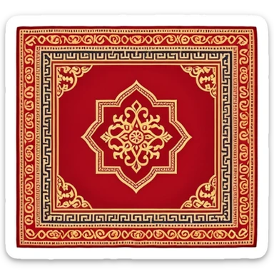 Tapis de prière sticker