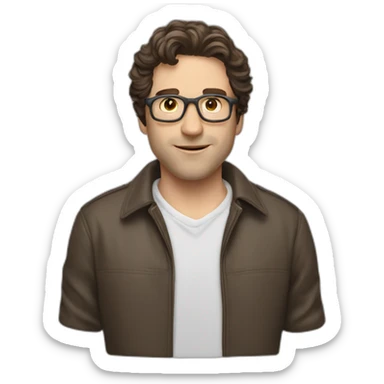 jonathan glazer director of zone of interest brown hair sticker