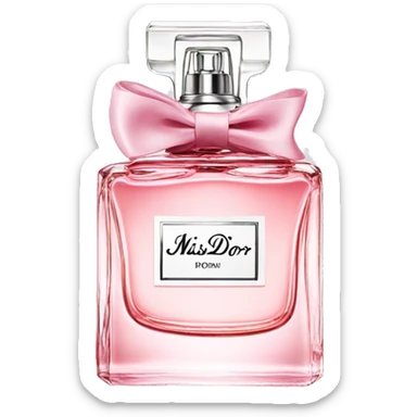 Miss dior perfume sticker