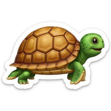 Peanut butter jelly turtle sticker