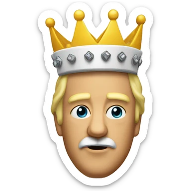 a drumpads with a crown on the corner sticker