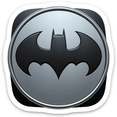 Batman logo sticker