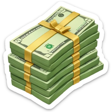 wifi money cash stack sticker
