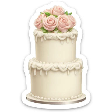 Tall Wedding cake sticker