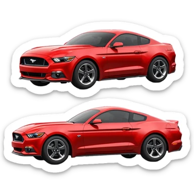 Ford Mustang perfect view sticker