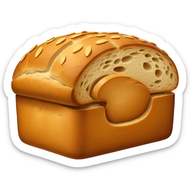loaf of bread sticker