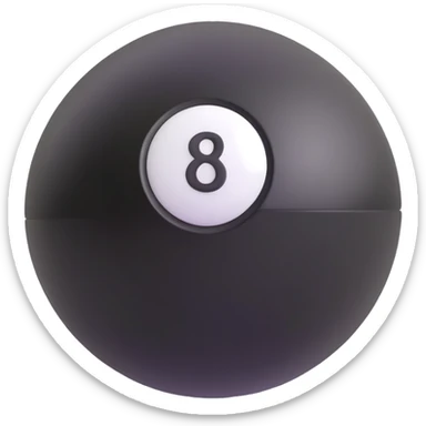 magic 8 ball sticker