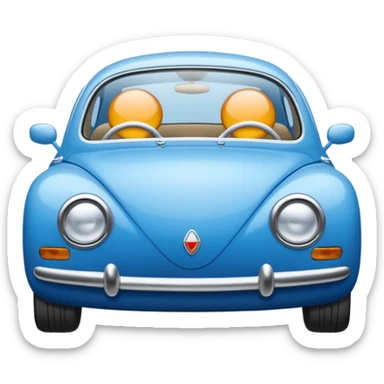 icône de vérification bleu avec une coche blanche sticker