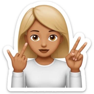 A person inserting their fingers into somebody’s coochie sticker