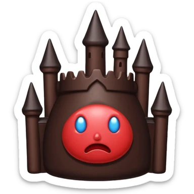 gloomy candy castle sticker