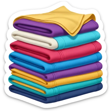 common textile clothing sticker