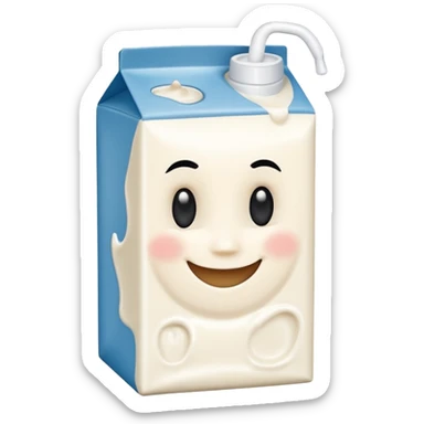 A milk gang cartton style character with ''AMILK'' sticker