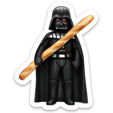Dark vador avec baguette sticker