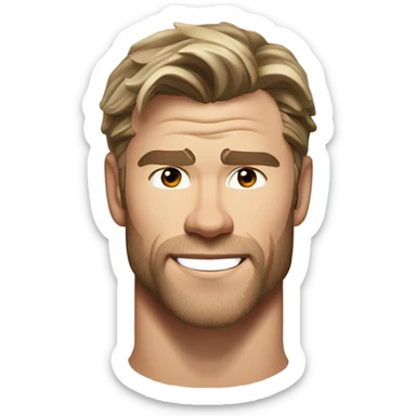 Chris hemsworth  sticker