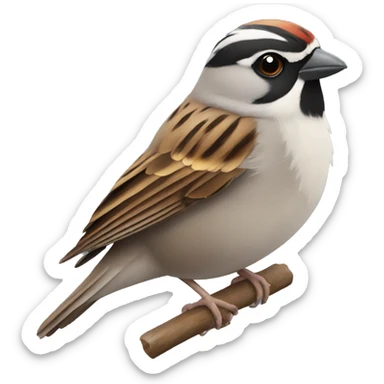 Sparrow sticker