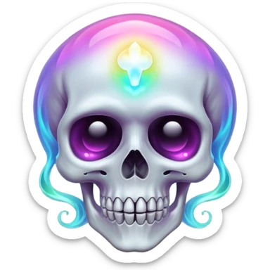 Pookie aura skull  sticker