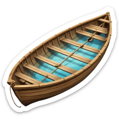 underwater row boat sticker