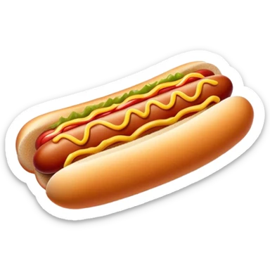 Hot dog wiener sticker