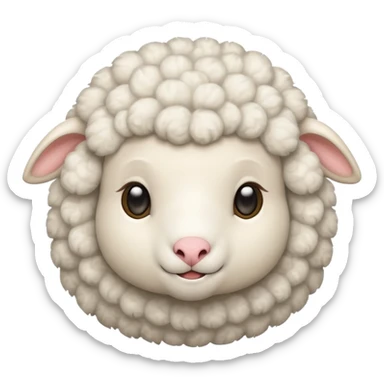 baby sheep sticker
