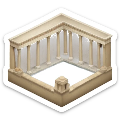 Roman baths museum  sticker