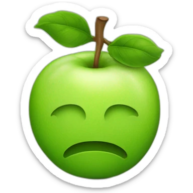 Manzana verde sticker