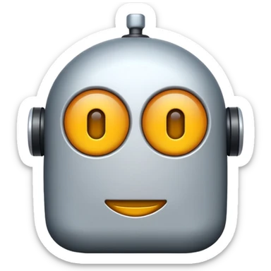 A bot emoji that will be of this color #1e62e2 sticker