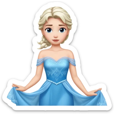 elsa Princess sticker