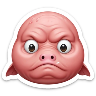 korean leader as a blobfish sticker