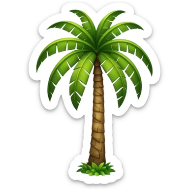 big palm tree sticker