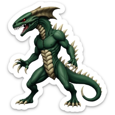  Venom-Marowak-Xenomorph-hybrid-fantasy-creature (full body) sticker