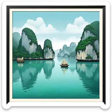 ha long  bay sticker