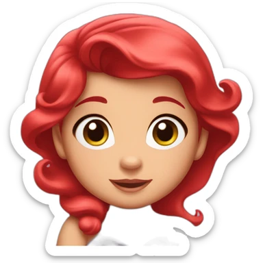 Ariel Disney baby sticker