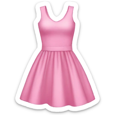 pink dress sticker